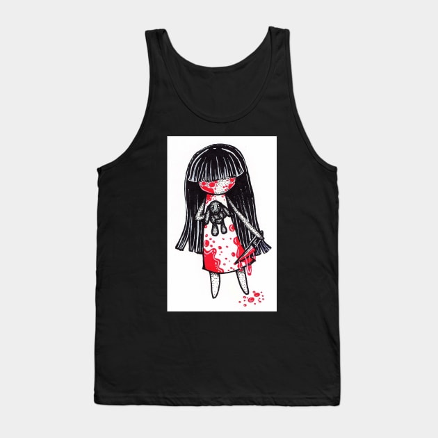 Goth Girl Tank Top by nannonthehermit